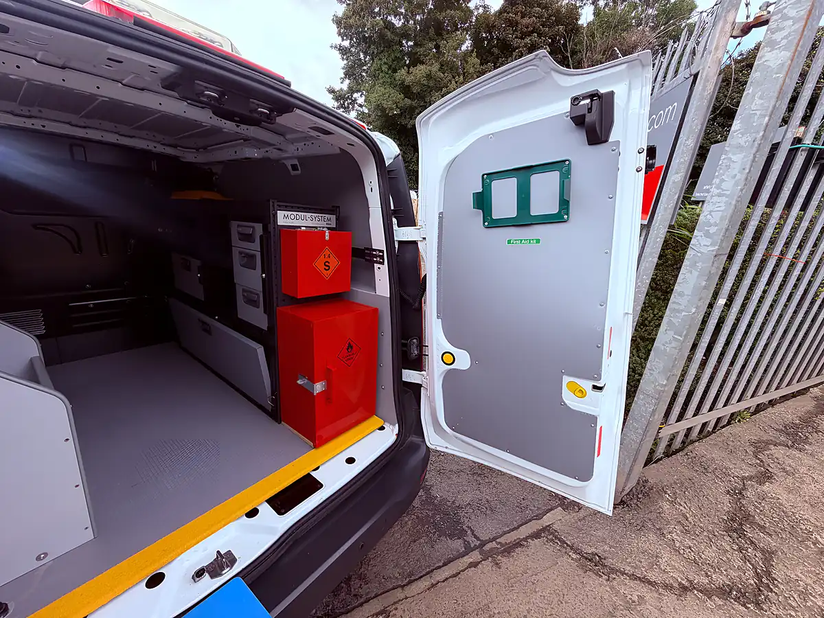Used 2018 Ford Transit Connect 220 Panel Van White - Interior and Exterior details 6
