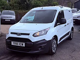 Used 2018 Ford Transit Connect 220 Panel Van White - Interior and Exterior details 9