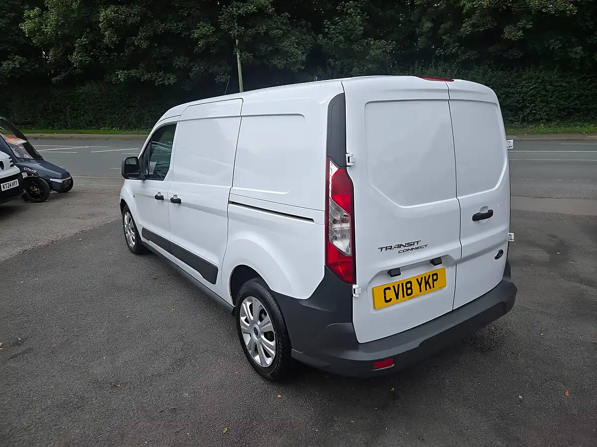 Used 2018 Ford Transit Connect D/Cab Van White - Interior and Exterior details 7