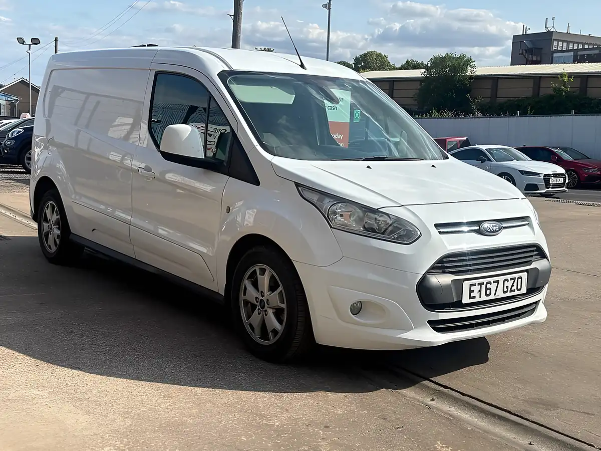 Used 2018 Ford Transit Connect Limited Panel Van White - Front View