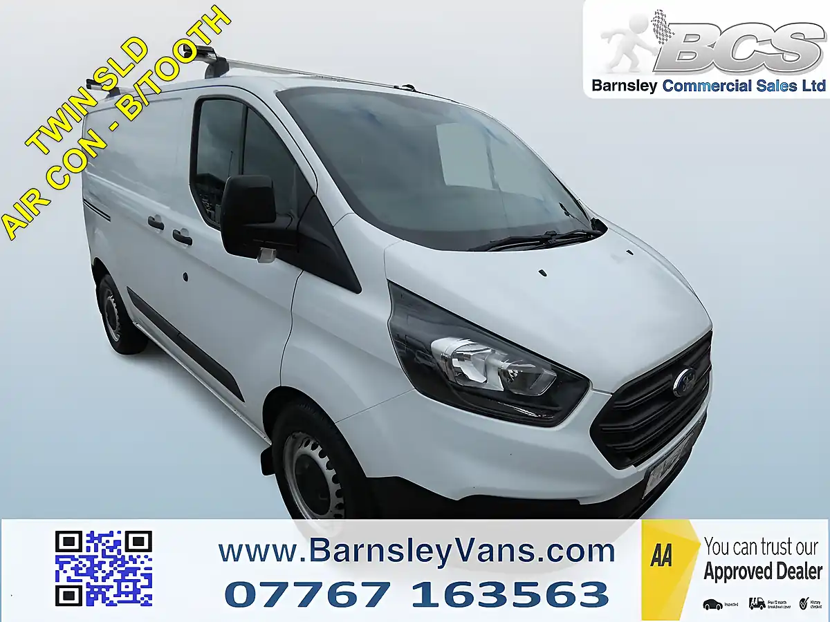 Used 2018 Ford Transit Custom 320 L1H1 Swb White - Front View