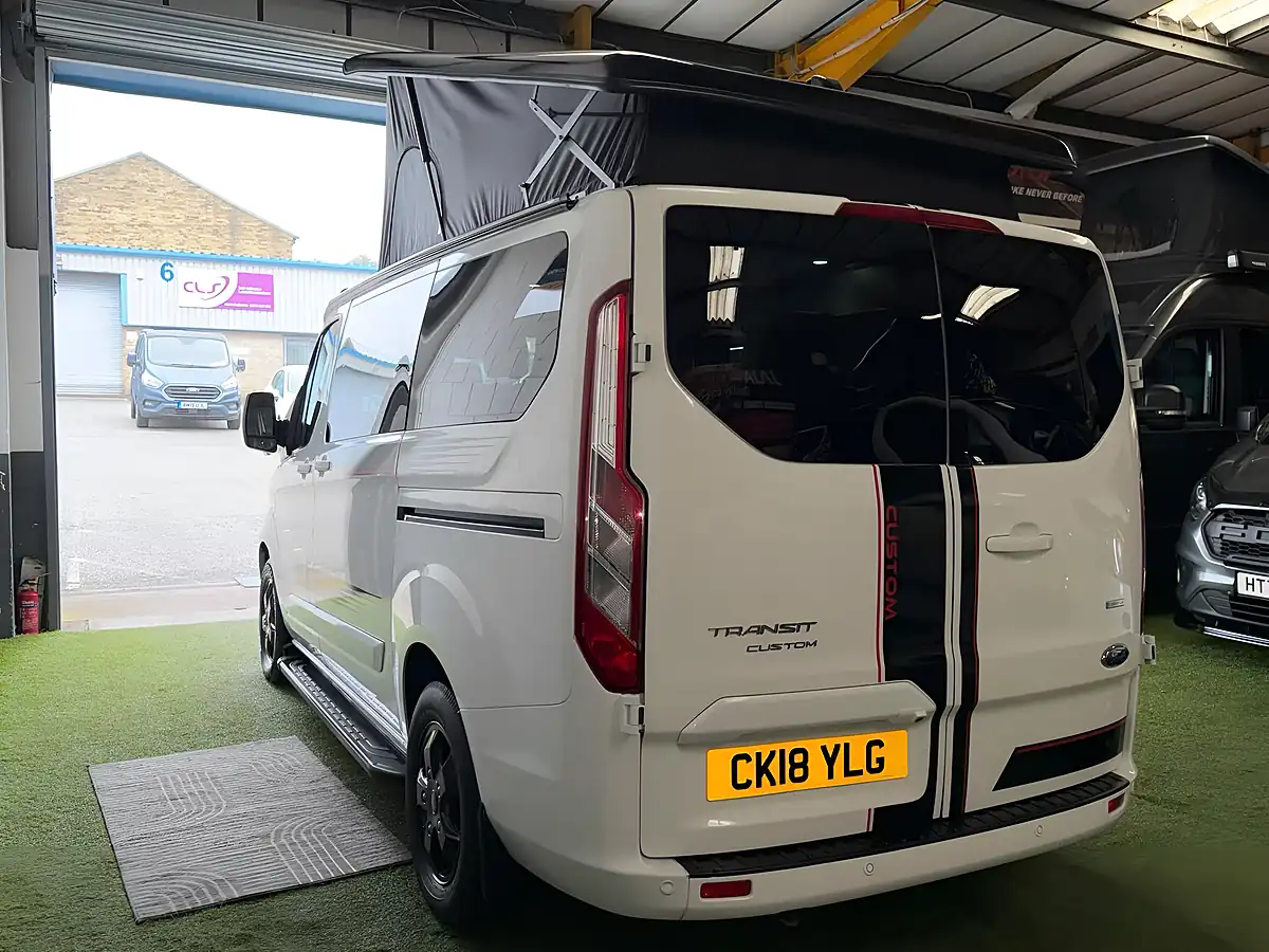 Used 2018 Ford Transit Custom Campervan White - Interior and Exterior details 10