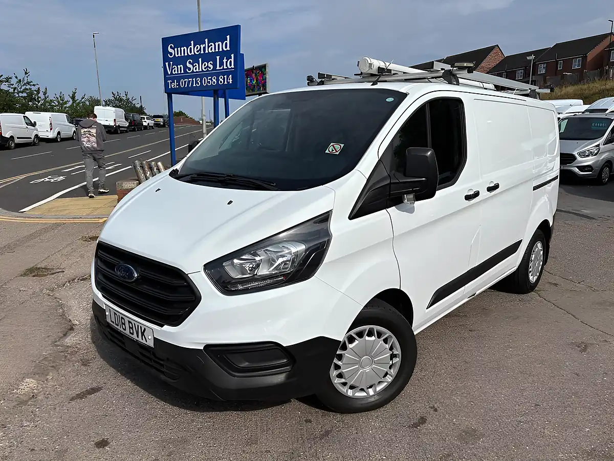 Used 2018 Ford Transit Custom L1 H1 White - Front View