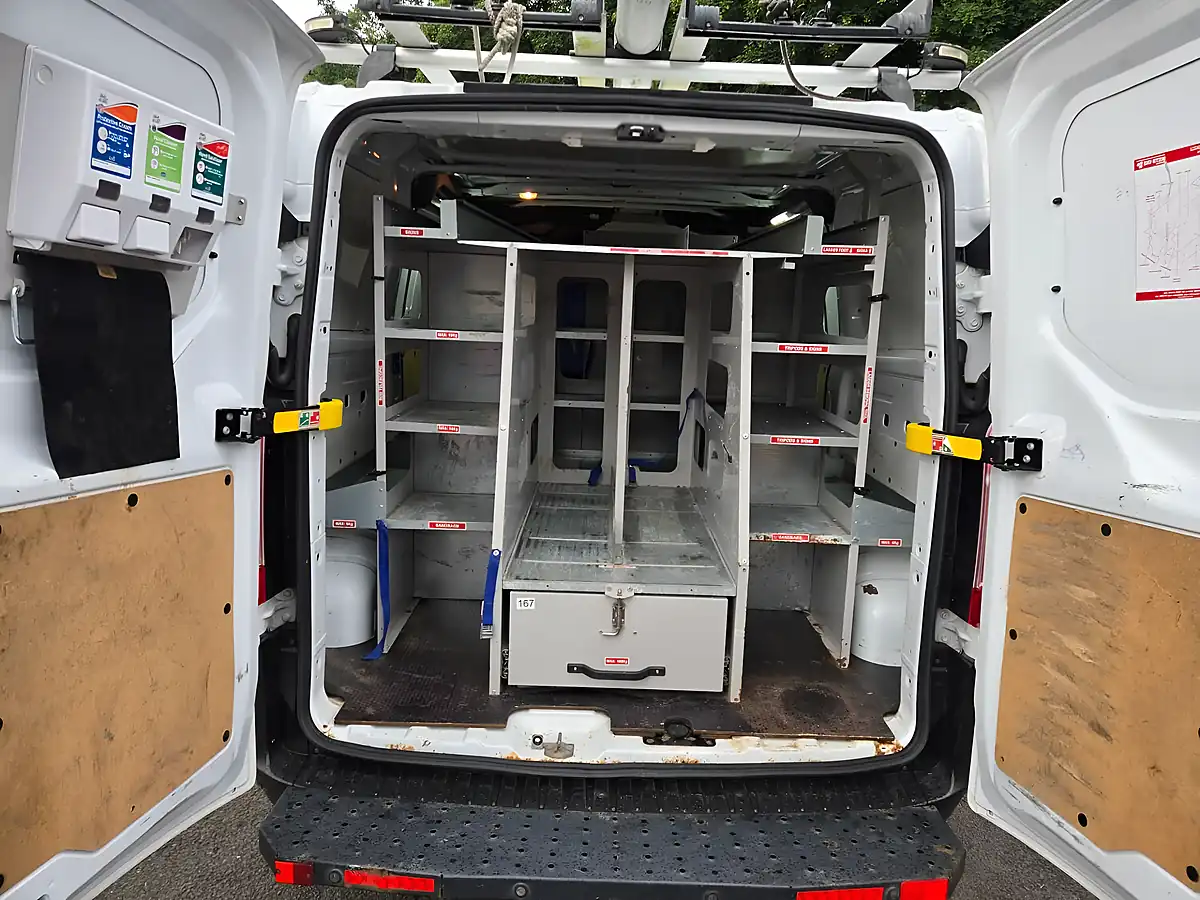 Used 2018 Ford Transit Custom Low Roof Van White - Interior and Exterior details 11