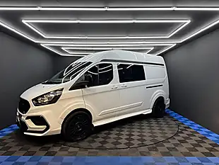 Used 2018 Ford Transit Custom Panel Van L2 H2 White - Interior and Exterior details 11