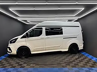 Used 2018 Ford Transit Custom Panel Van L2 H2 White - Interior and Exterior details 12