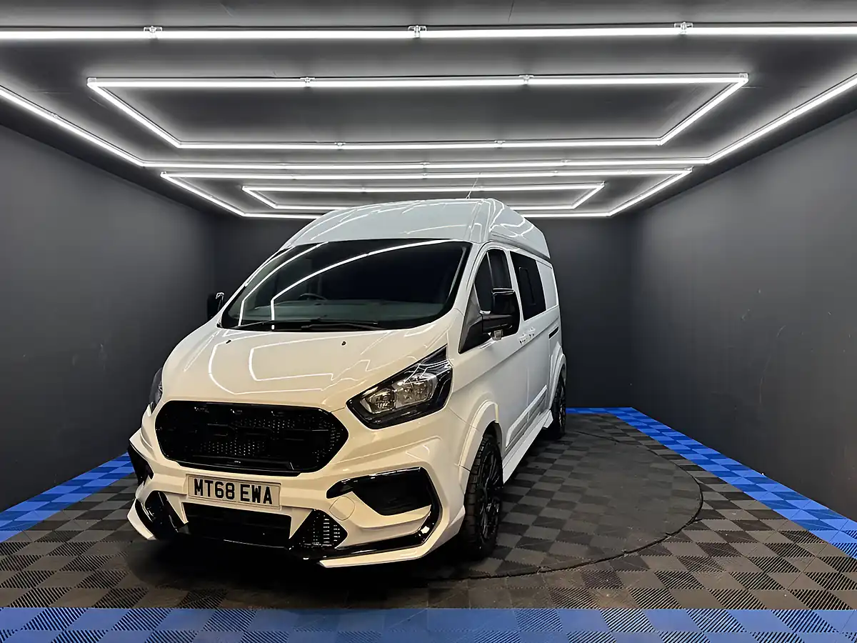 Used 2018 Ford Transit Custom Panel Van L2 H2 White - Interior and Exterior details 6