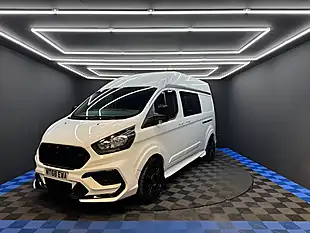 Used 2018 Ford Transit Custom Panel Van L2 H2 White - Interior and Exterior details 9