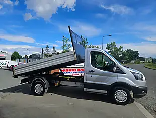 Used 2018 Ford Transit Lwb Tipper Pickup Silver - Interior and Exterior details 2