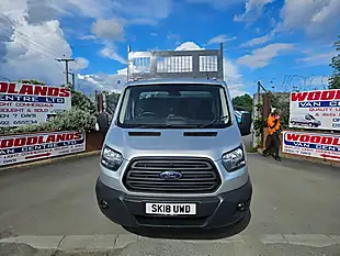 Used 2018 Ford Transit Lwb Tipper Pickup Silver - Interior and Exterior details 3