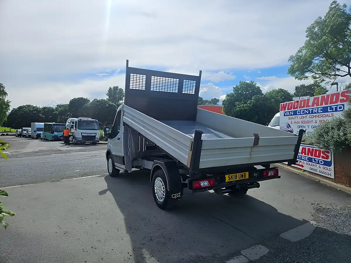 Used 2018 Ford Transit Lwb Tipper Pickup Silver - Interior and Exterior details 6