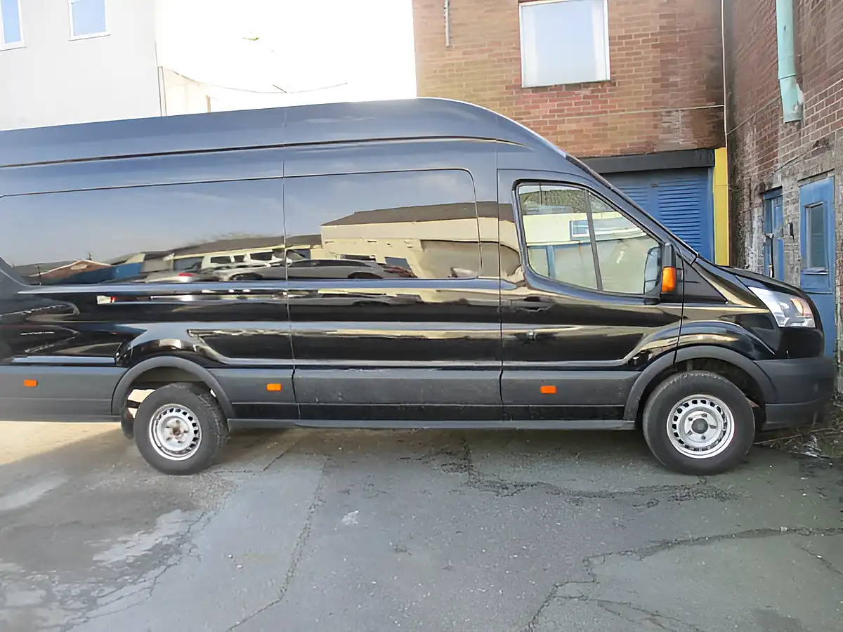 Used 2018 Ford Transit Panel Van 350 L4 Black - Interior and Exterior details 4