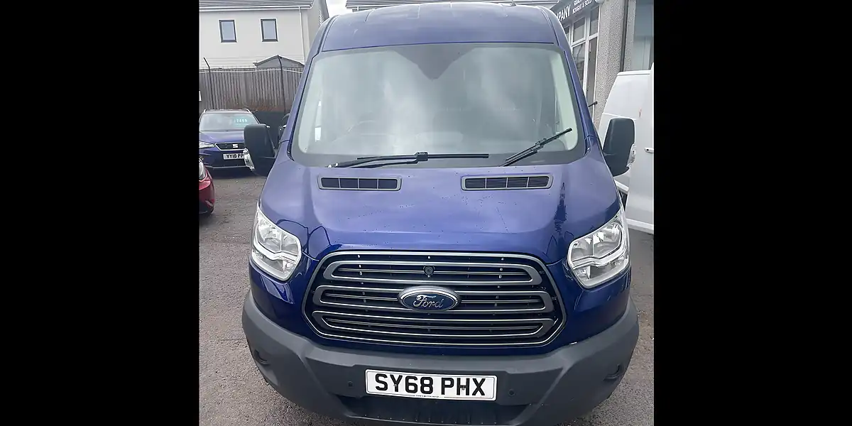 Used 2018 Ford Transit Panel Van L2 H2 Blue - Interior and Exterior details 3