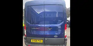 Used 2018 Ford Transit Panel Van L2 H2 Blue - Interior and Exterior details 5
