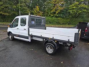 Used 2018 Ford Transit Tipper Crew Van White - Interior and Exterior details 7