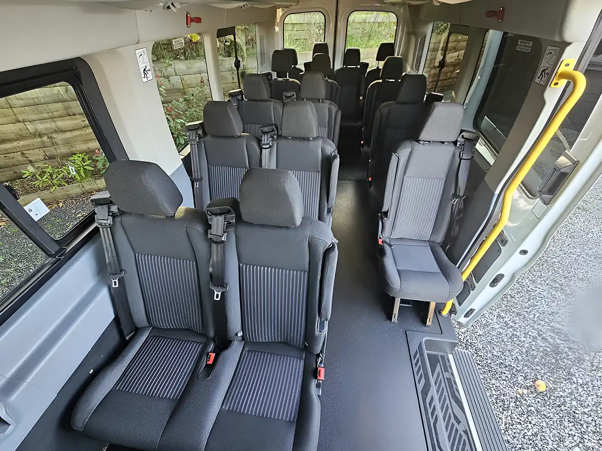 Used 2018 Ford Transit Trend White - Interior and Exterior details 14