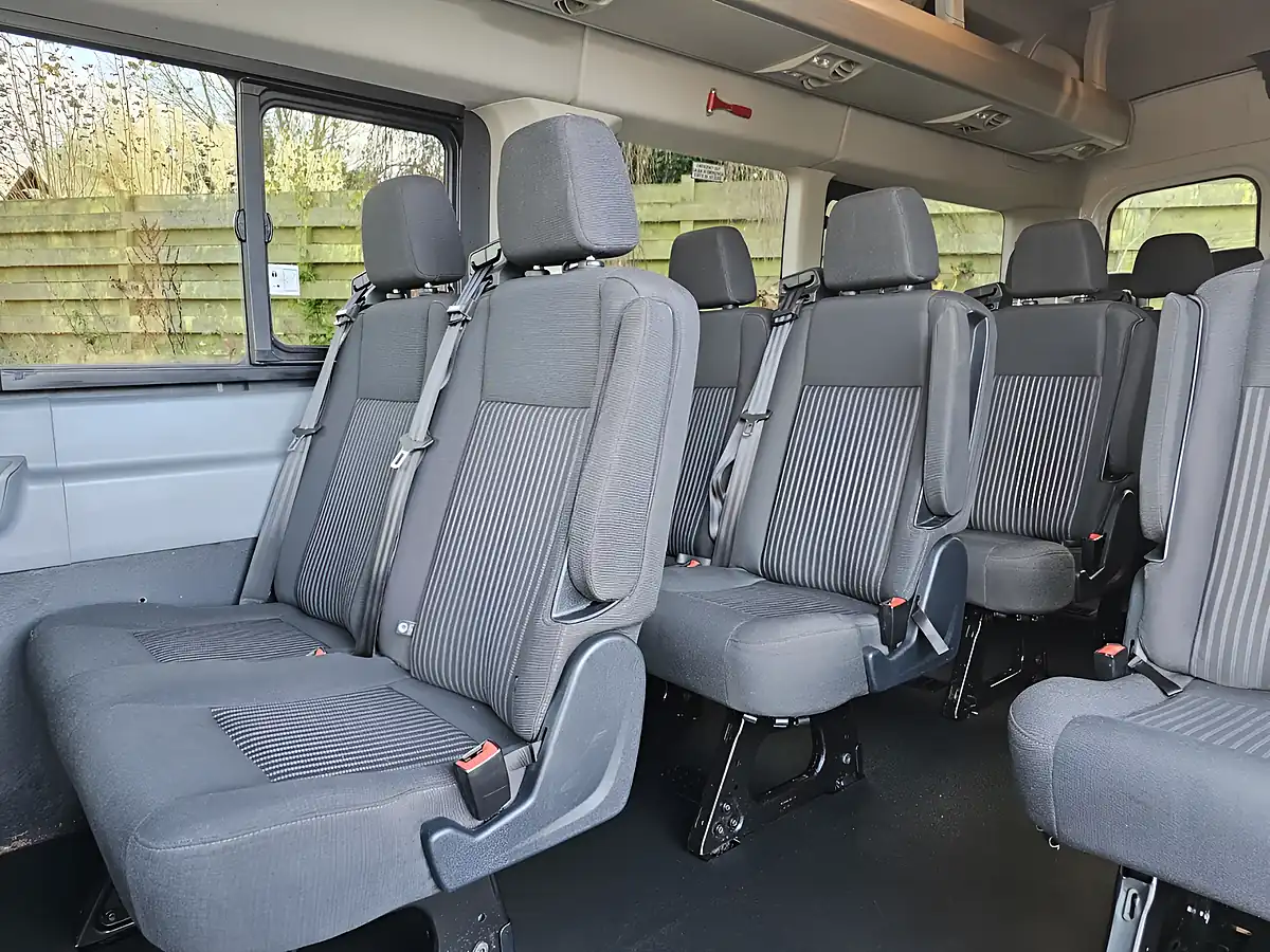 Used 2018 Ford Transit Trend White - Interior and Exterior details 9
