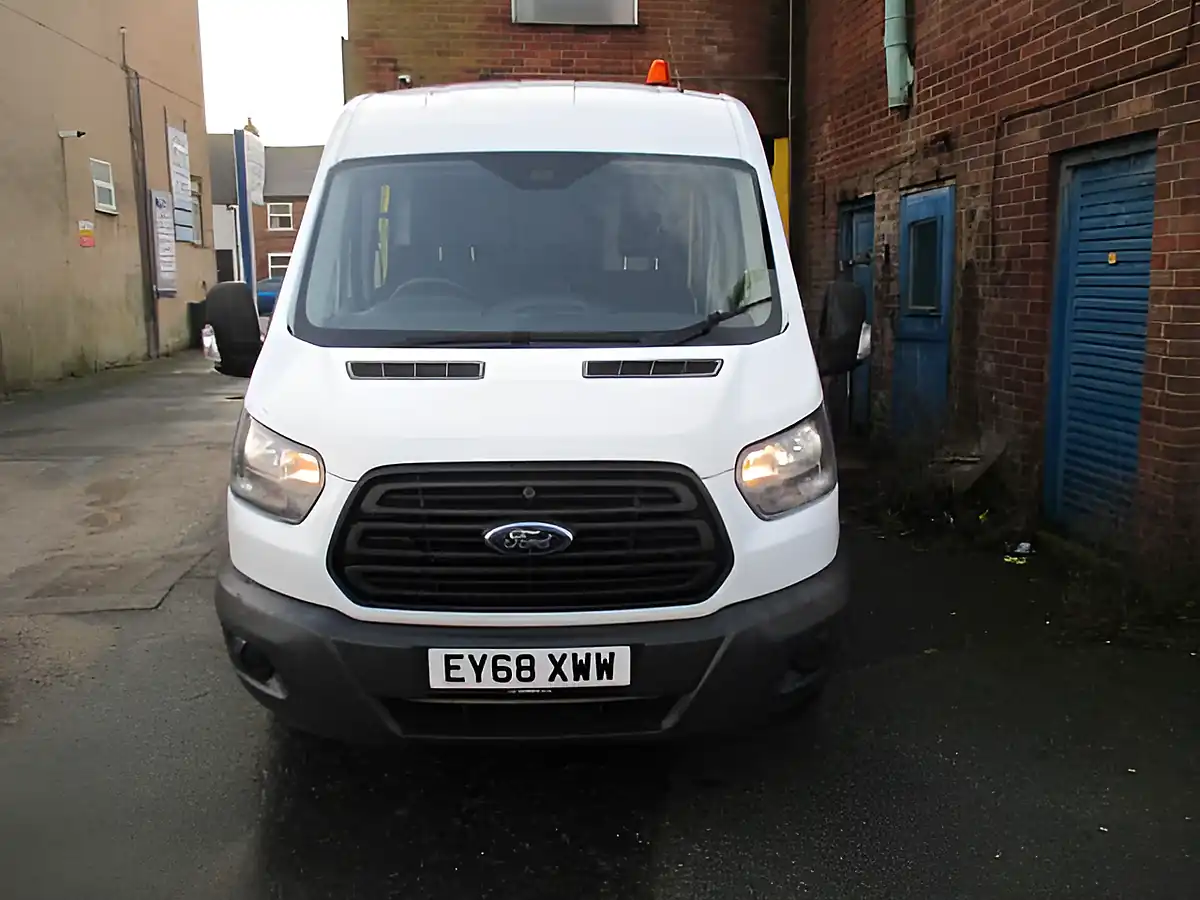 Used 2018 Ford Transit Welfare Van 350 L3 White - Front View