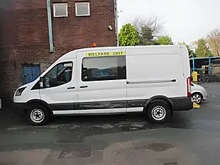 Used 2018 Ford Transit Welfare Van 350 L3 White - Interior and Exterior details 4