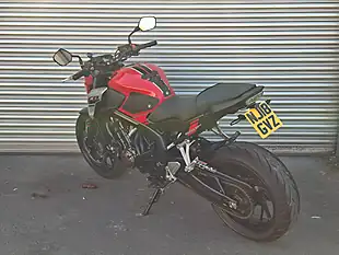 Used 2018 Honda Cb F Red - Interior and Exterior details 6