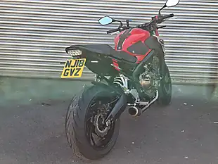 Used 2018 Honda Cb F Red - Interior and Exterior details 8