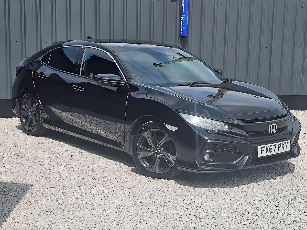 Used 2018 Honda Civic Ex Black - Front View