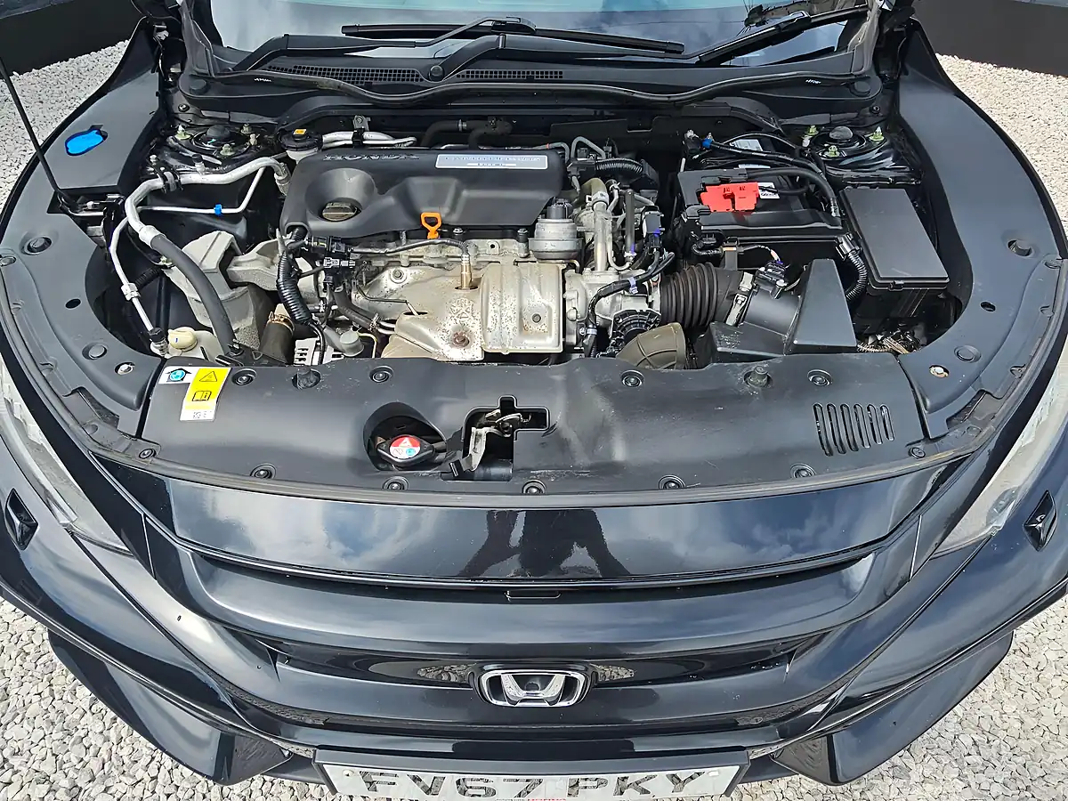 Used 2018 Honda Civic Ex Black - Interior and Exterior details 14
