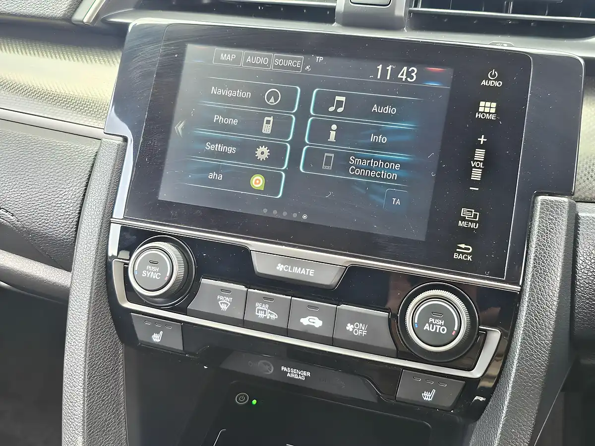 Used 2018 Honda Civic Ex Black - Interior and Exterior details 15