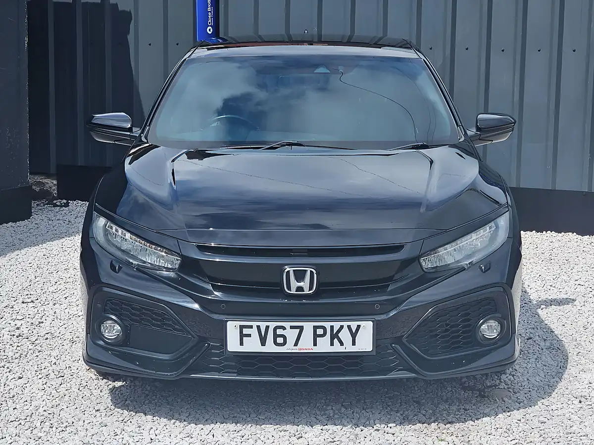 Used 2018 Honda Civic Ex Black - Interior and Exterior details 2
