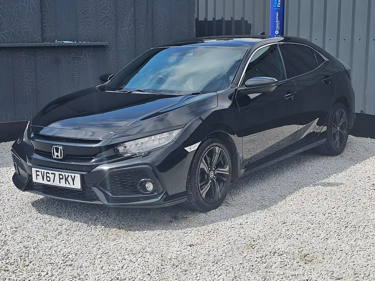 Used 2018 Honda Civic Ex Black - Interior and Exterior details 3
