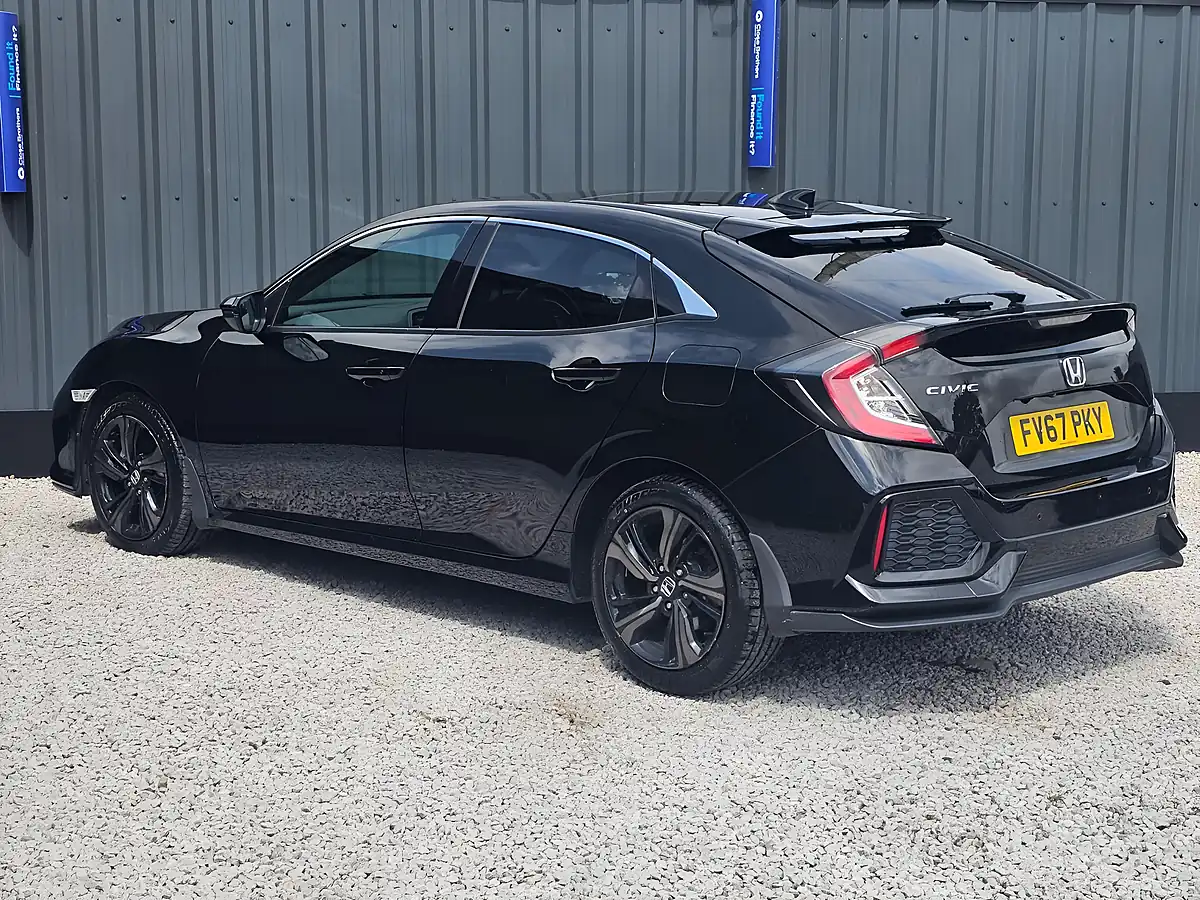 Used 2018 Honda Civic Ex Black - Interior and Exterior details 4