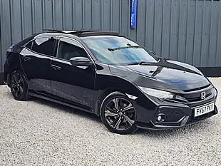 Used 2018 Honda Civic Ex Black - Interior and Exterior details 5