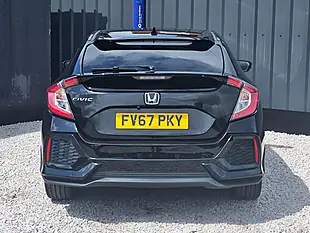 Used 2018 Honda Civic Ex Black - Interior and Exterior details 6