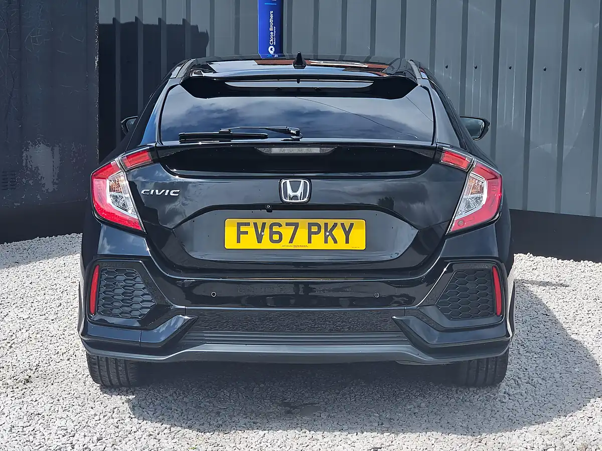 Used 2018 Honda Civic Ex Black - Interior and Exterior details 6