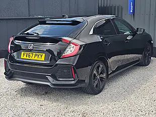 Used 2018 Honda Civic Ex Black - Interior and Exterior details 7