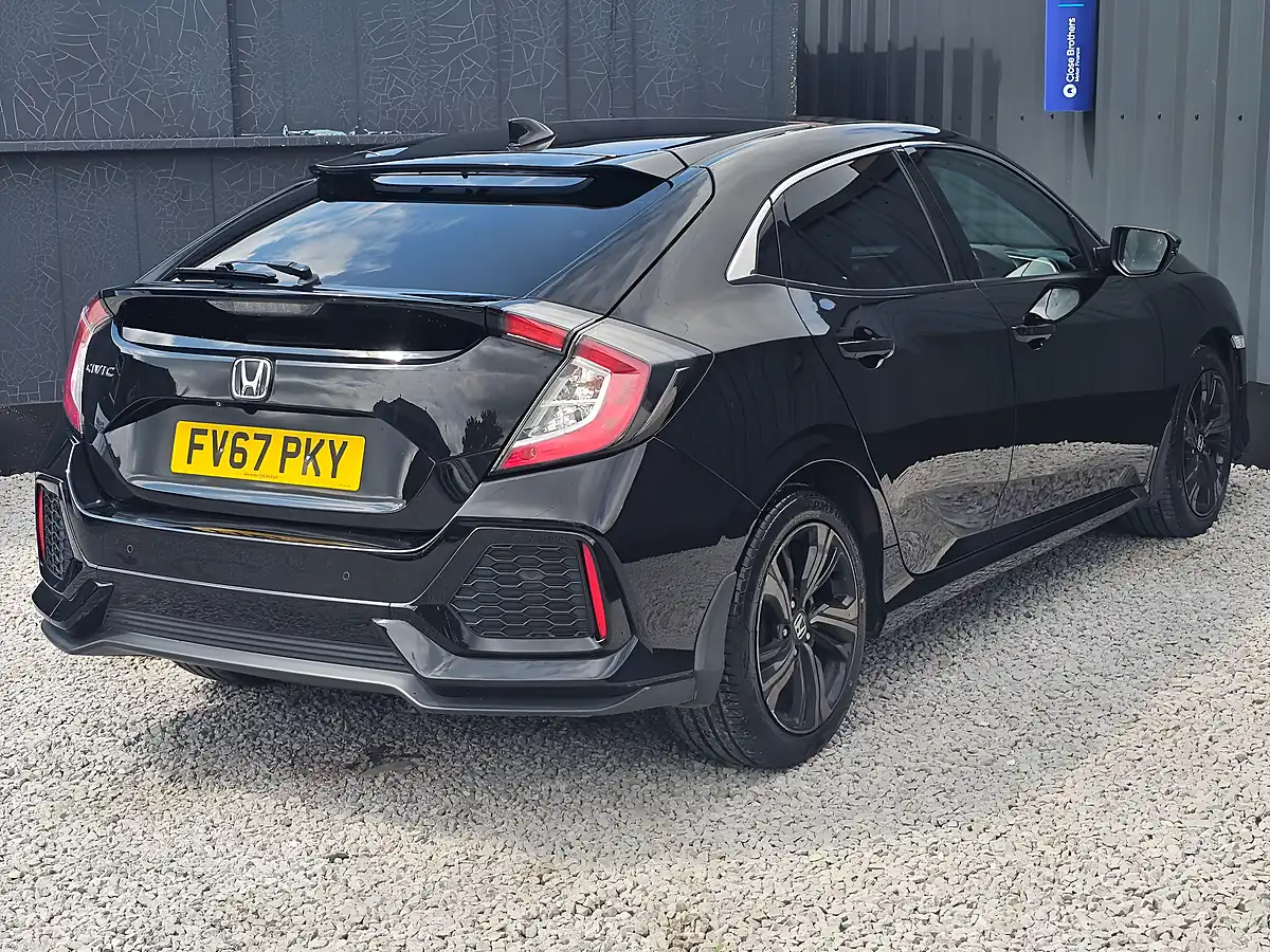 Used 2018 Honda Civic Ex Black - Interior and Exterior details 7