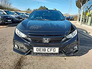 Used 2018 Honda Civic Ex Black - Interior and Exterior details 2
