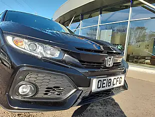 Used 2018 Honda Civic Ex Black - Interior and Exterior details 4
