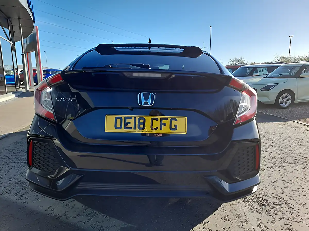 Used 2018 Honda Civic Ex Black - Interior and Exterior details 9