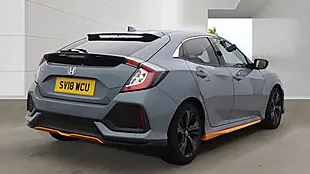Used 2018 Honda Civic Ex Grey - Interior and Exterior details 4
