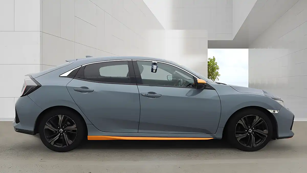 Used 2018 Honda Civic Ex Grey - Interior and Exterior details 5