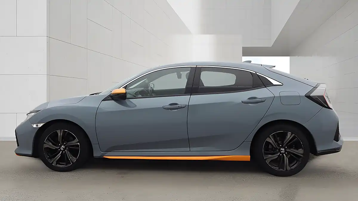 Used 2018 Honda Civic Ex Grey - Interior and Exterior details 6