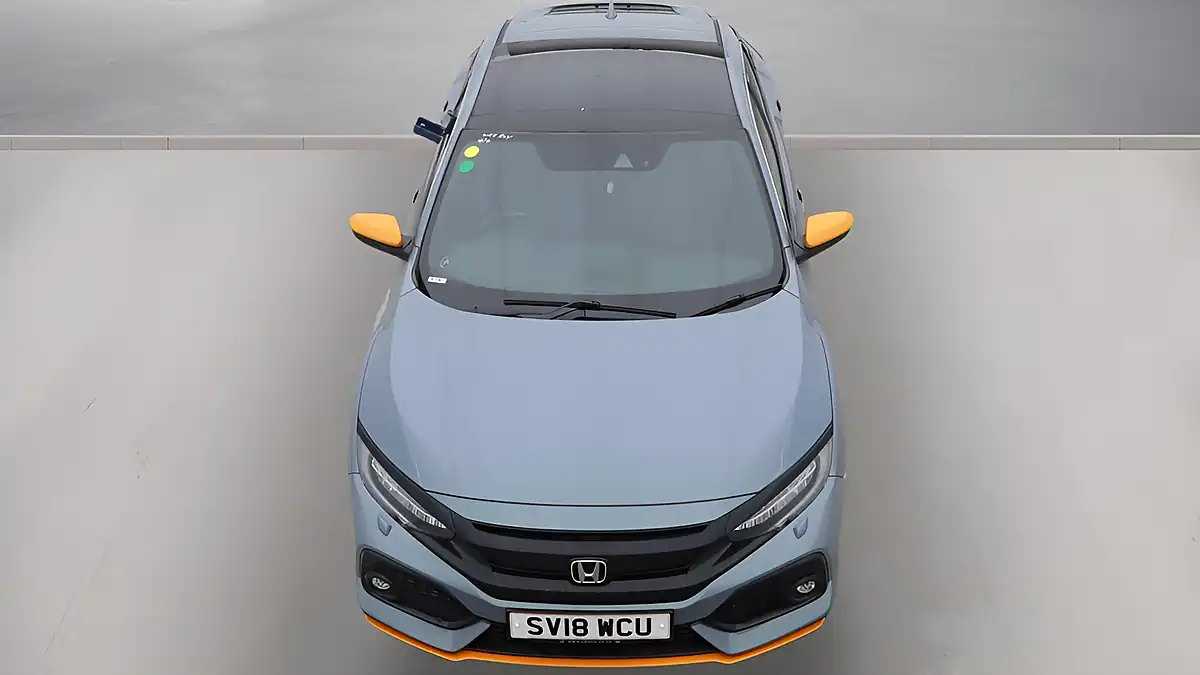 Used 2018 Honda Civic Ex Grey - Interior and Exterior details 7