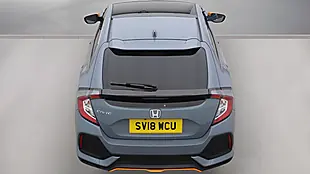 Used 2018 Honda Civic Ex Grey - Interior and Exterior details 8