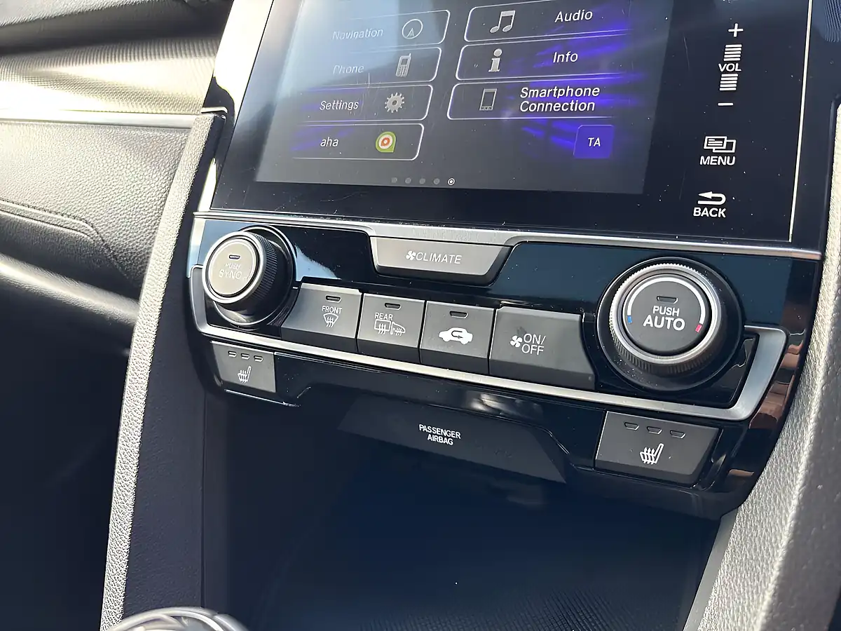Used 2018 Honda Civic Ex Red - Interior and Exterior details 11