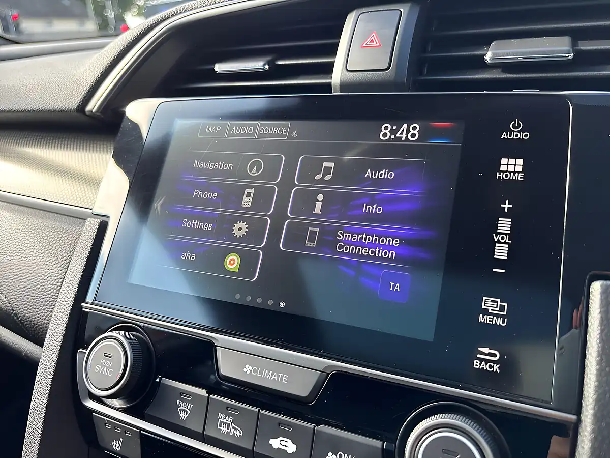 Used 2018 Honda Civic Ex Red - Interior and Exterior details 13