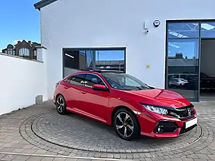 Used 2018 Honda Civic Ex Red - Interior and Exterior details 20
