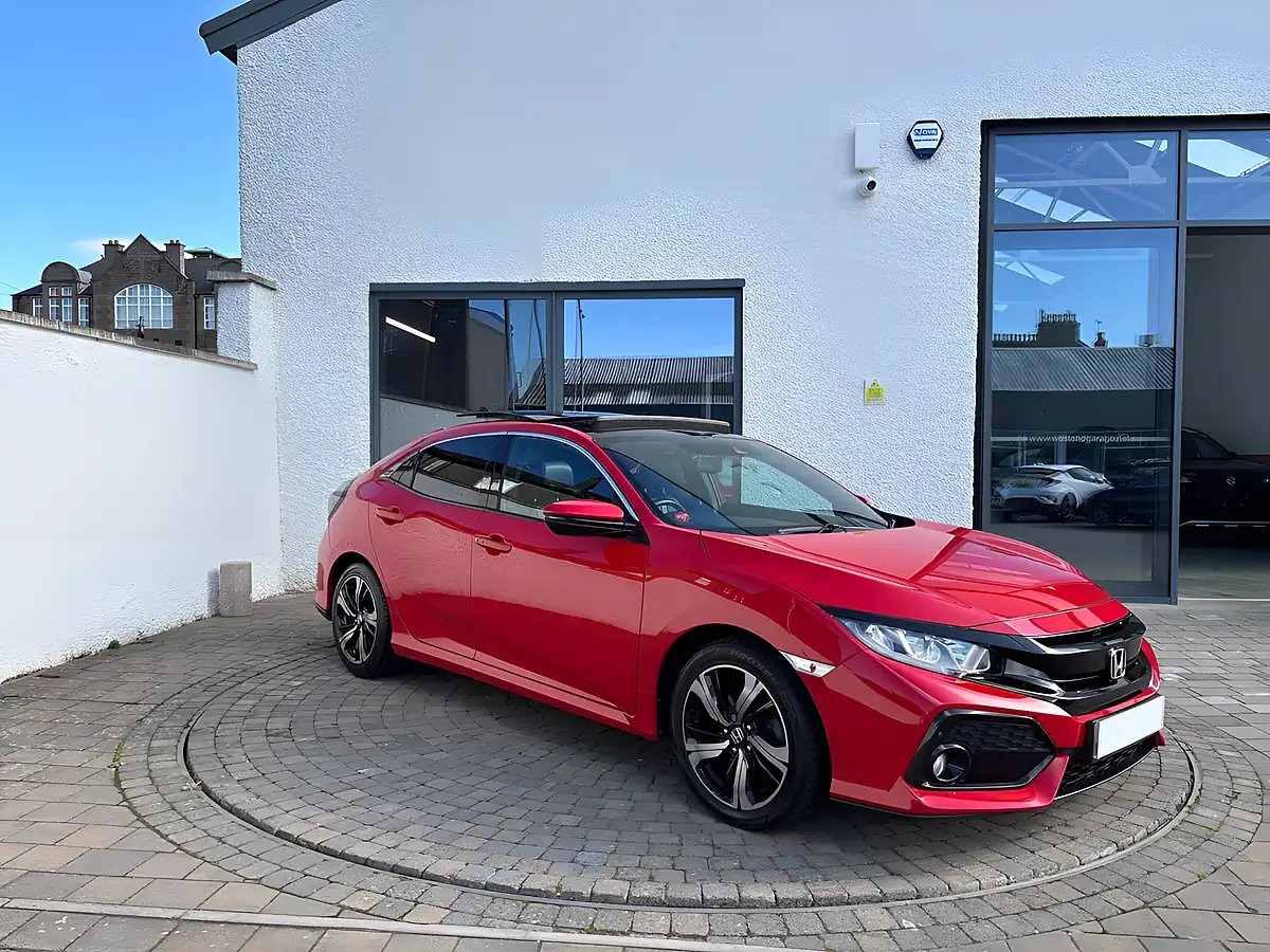 Used 2018 Honda Civic Ex Red - Interior and Exterior details 20