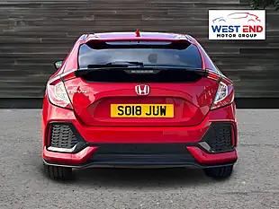 Used 2018 Honda Civic Ex Red - Interior and Exterior details 4