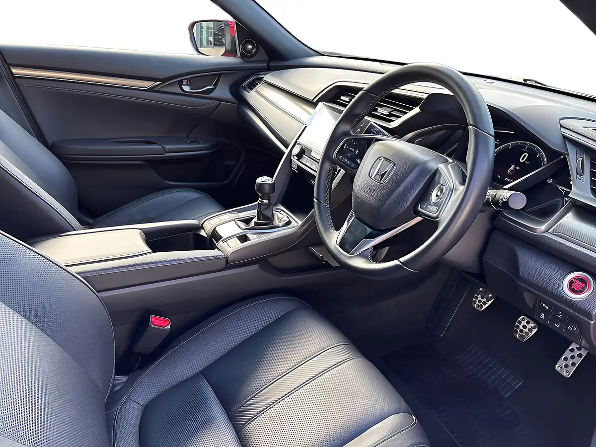 Used 2018 Honda Civic Ex Red - Interior and Exterior details 7